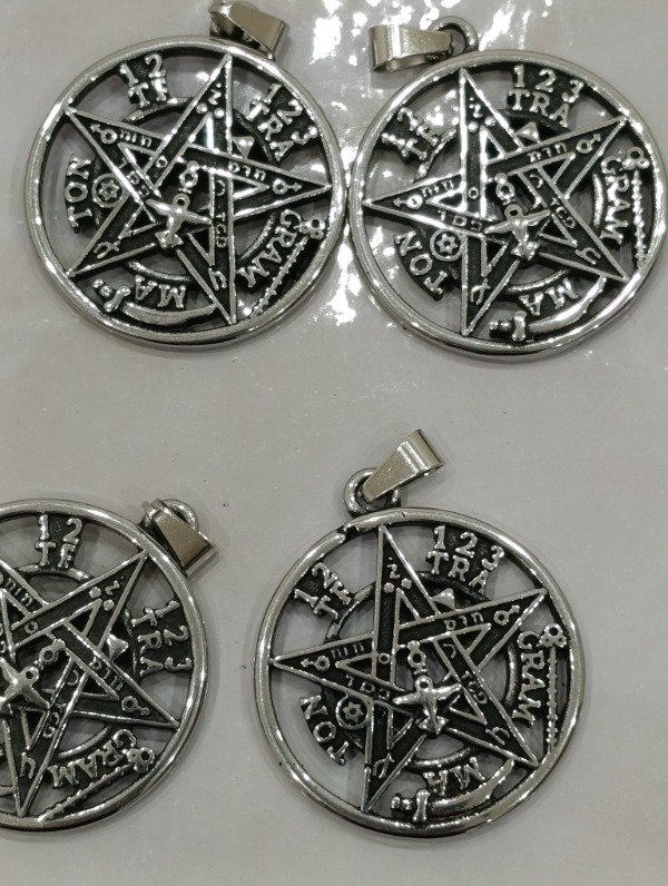 Producto - Dije tetragramaton acero grande - 1