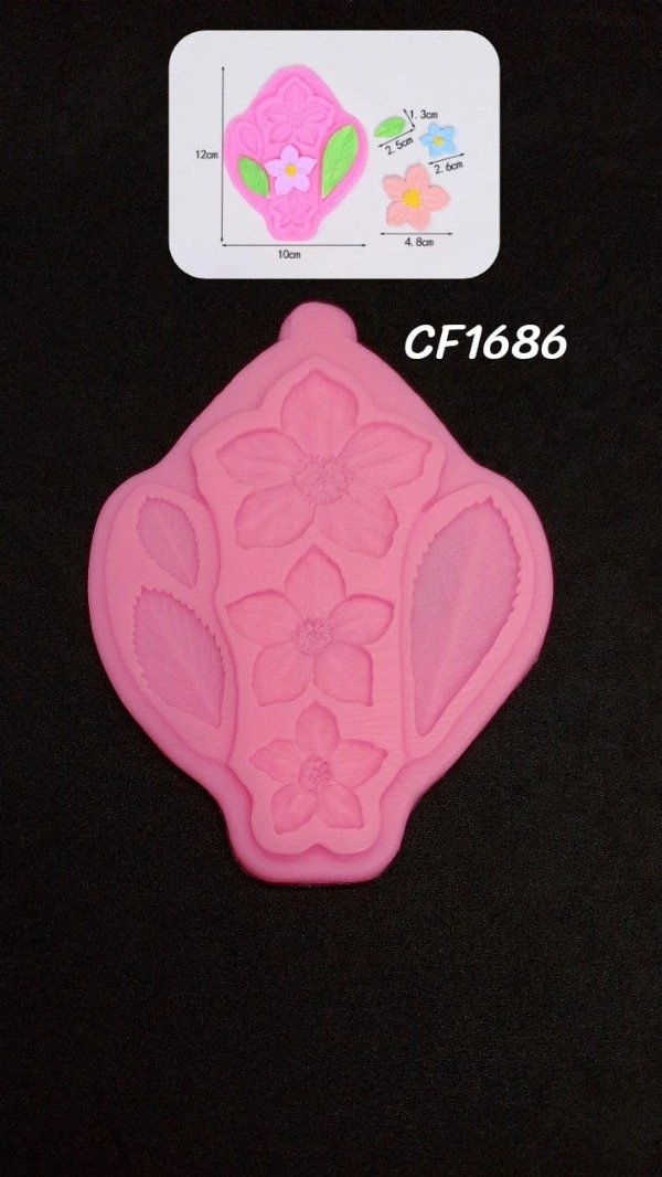 Producto - FLORES X 3 CON HOJAS - CF1686