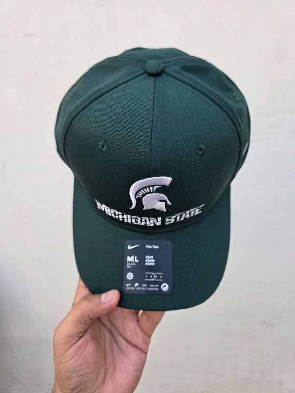 Michigan state spartans nike rise adjustable green — imagen 6