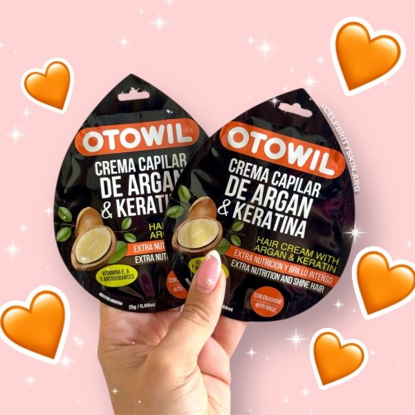 Producto - CREMA DE ARGAN Y KERATINA OTOWIL X 3 UNIDADES