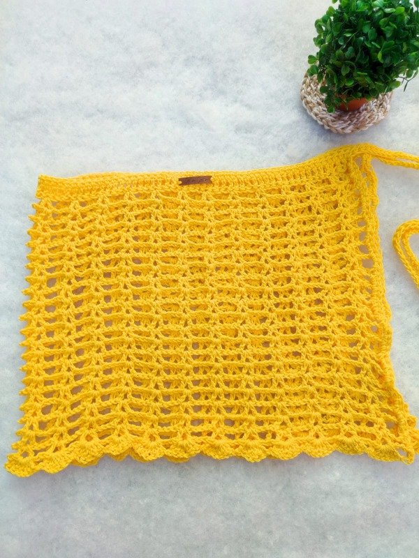 Producto - Pareo amarillo. Talle M