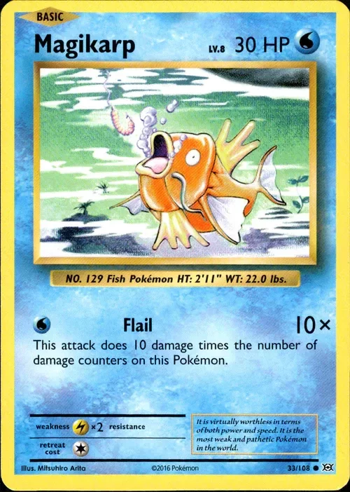 Producto - Magikarp - 33/108 - Evolutions