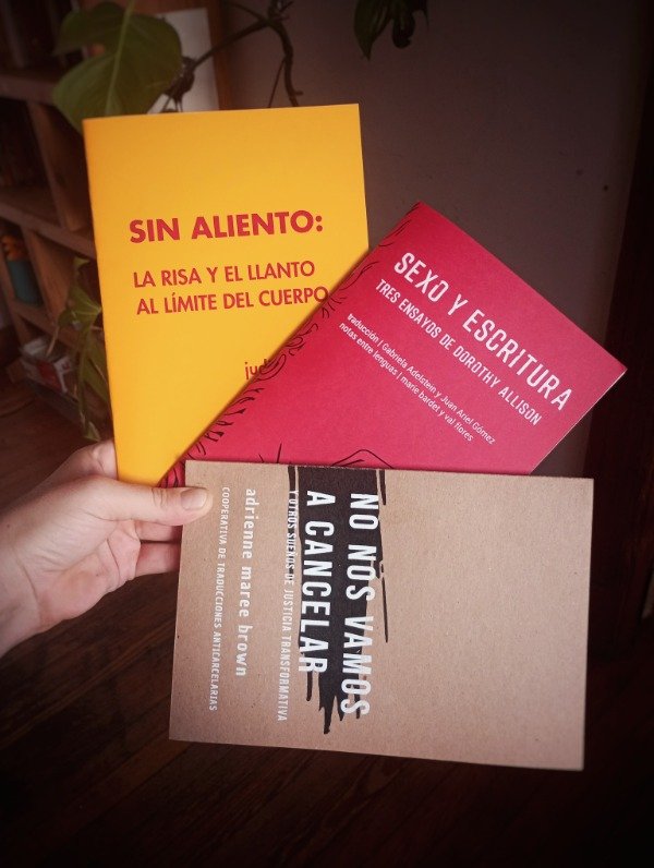 Producto - PROMO: SIN ALIENTO + SEXO Y ESCRITURA + NO NOS VAMOS A CANCELAR
