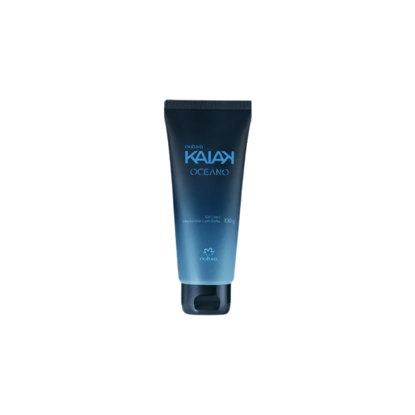 Producto - Gel 2 En 1 Para Barbear Y Pos Barba Kaiak Oceano Natura 100g