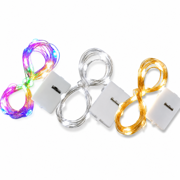 Producto - Alambre Led  3mts  Pilas Incluidas