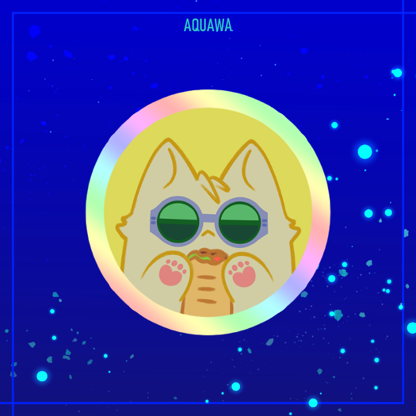 Producto - Sticker vinilo holográfico de Michi Nanamin