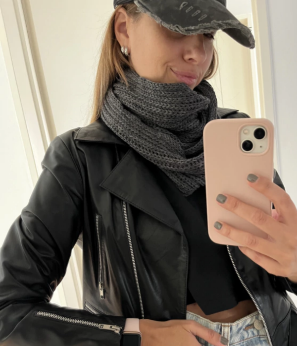 Producto - CUELLO INFINITO TEJIDO UNISEX- GRIS TOPO