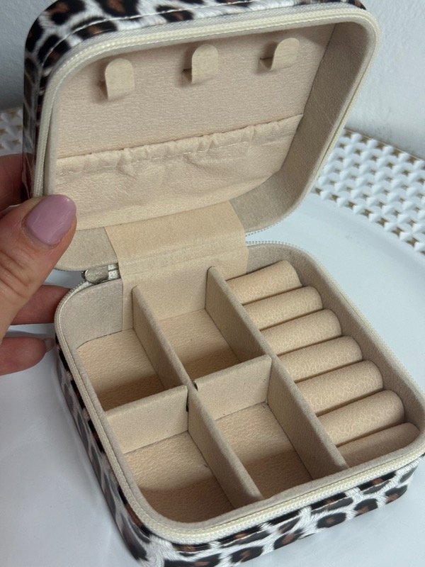 Producto - J005 Joyero cuadrado animal print 10x10 cm