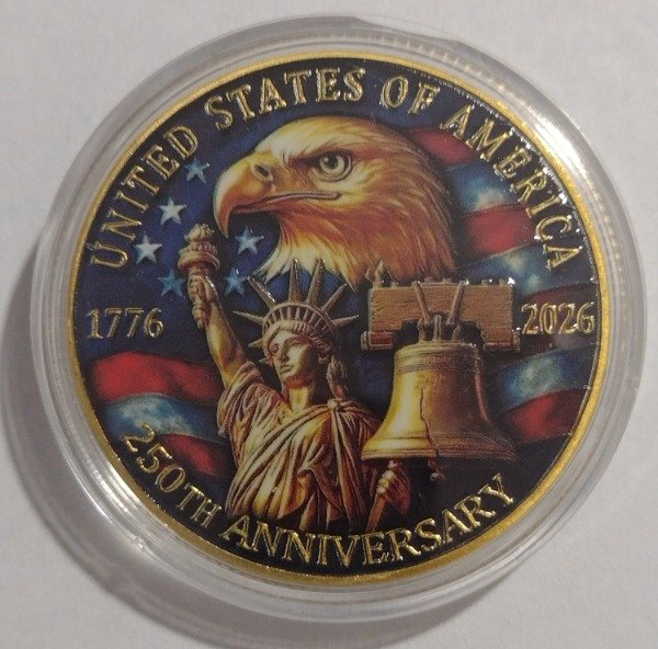 Producto - Estados Unidos medalla 250 años independencia 1776-2026 (40 mm) águila - 1