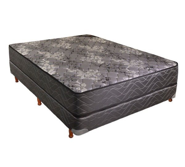 Producto - Sommier y Colchón Deseo GRECIA - Espuma 1 Plaza y Media 100x190x24