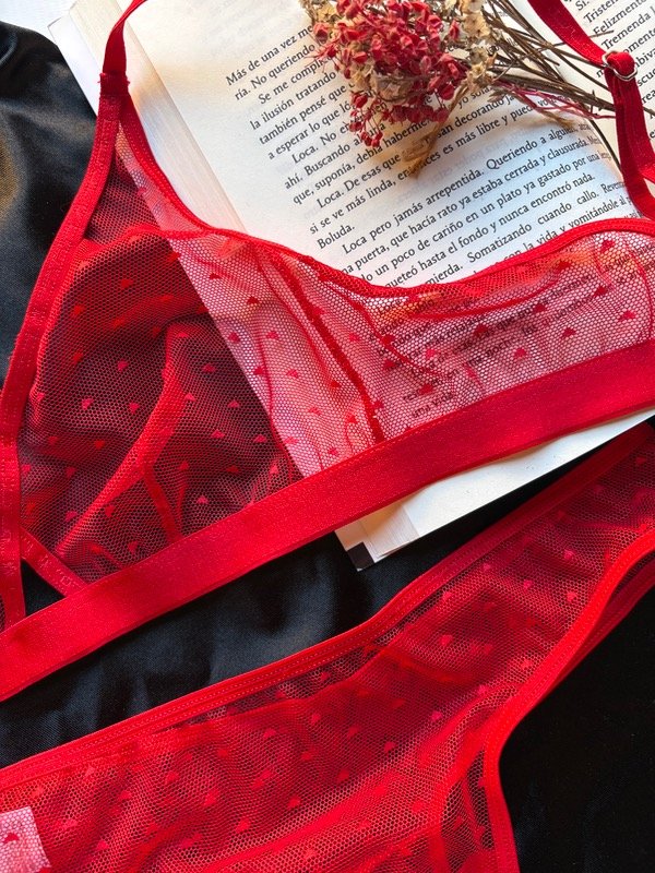 Producto - Conjunto corazones rojo - 3