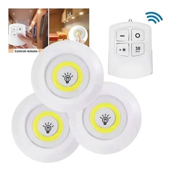 Producto - SET DE LUZ LED con tres luces mas control