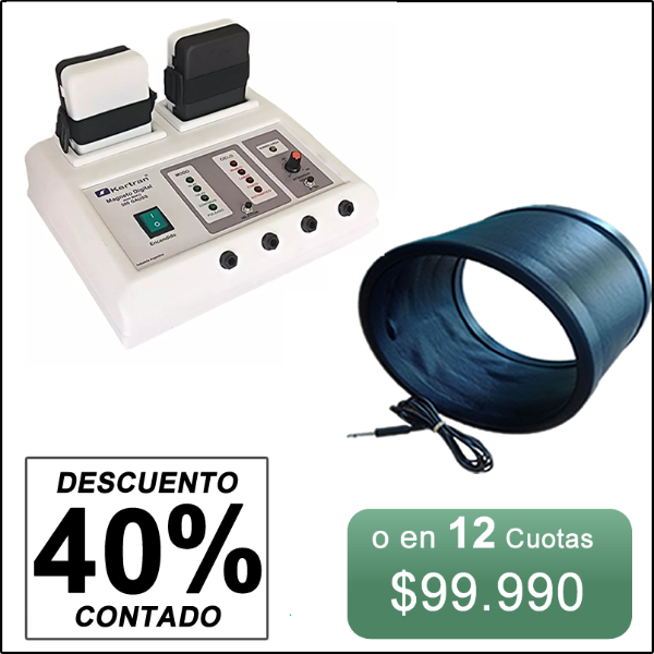 Producto - MAGNETO 500 GAUSS - Con dos Solenoides Planos  y un Túnel - MARCA KERTRAN