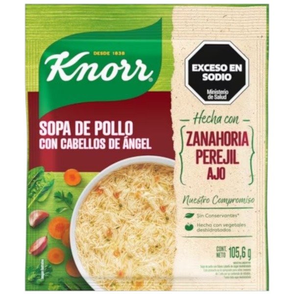 Producto - SOPA KNORR POLLO C/ CAB ANGEL 10u x 105g