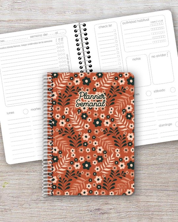Producto - Planner Semanal A5 dis. garden