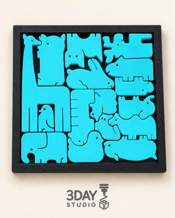 Producto - Rompecabeza de Animales 3D - 2