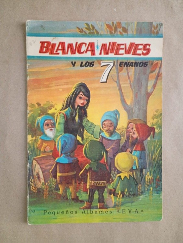 Producto - Blanca Nieves y los 7 enanos - Pequeños Álbumes EVA - Vasco Americana 1964