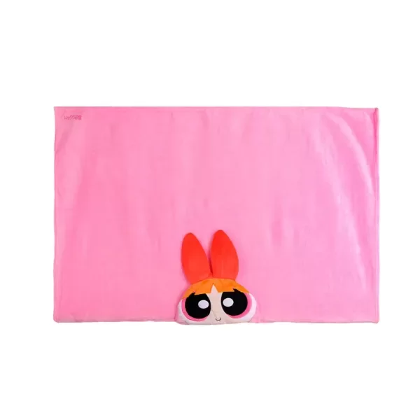 Producto - Manta con capucha Las Chicas Superpoderosas Bombon Original Miniso - 2