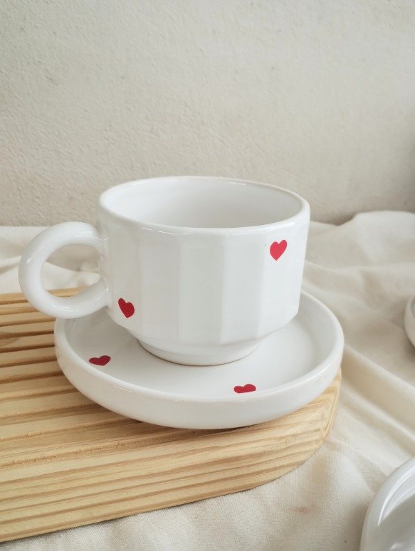 Producto - Set Corazón taza XL + plato - 3