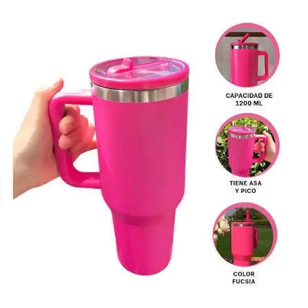 Producto - Vaso Termico Acero c-Sorbete-Liso-1200 ml - 0