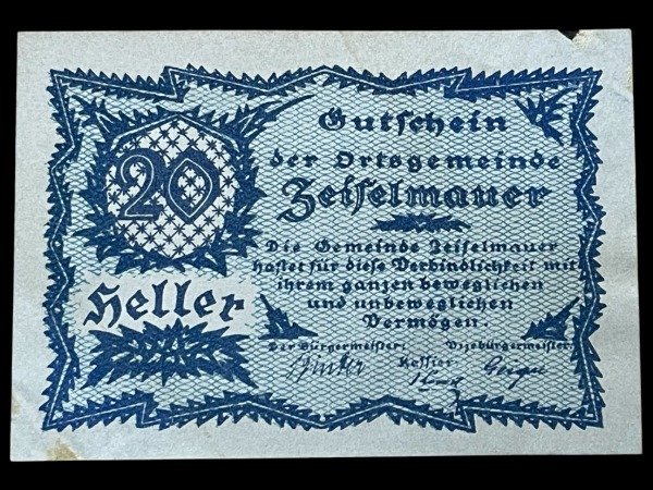 Producto - Austria - Zeiselmauer (1920) 20 Heller