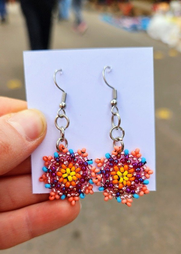 Producto - Aros mandalita amanecer