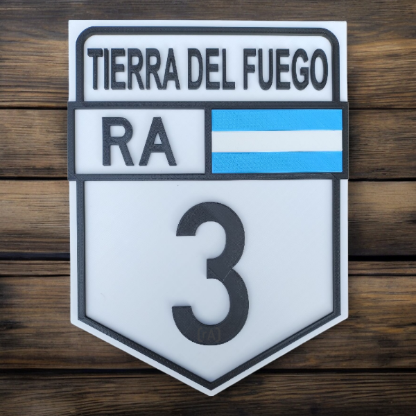 Producto - Cuadro Ruta 3 Tierra del Fuego Madera