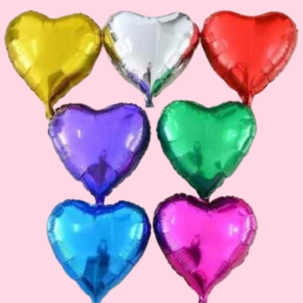 Producto - Globo Corazón metalizado. Todos los colores!