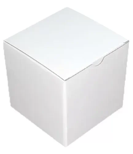 Producto - CAJA CARTULINA BLANCA 10X10X10