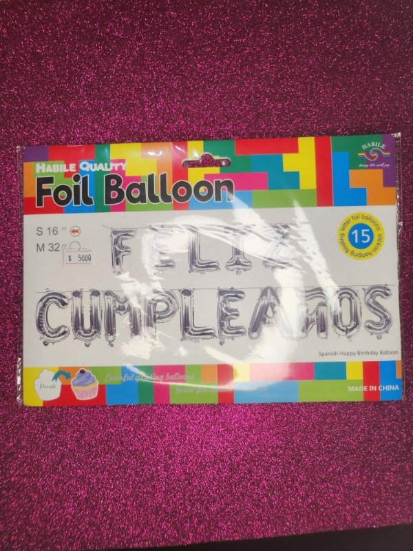 Producto - Feliz cumpleaños globo