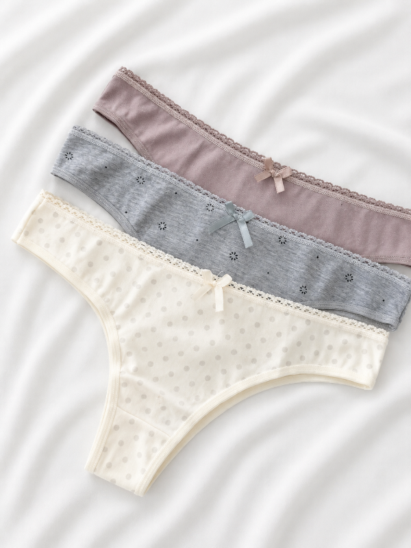 Producto - Pack x3 algodón lunares