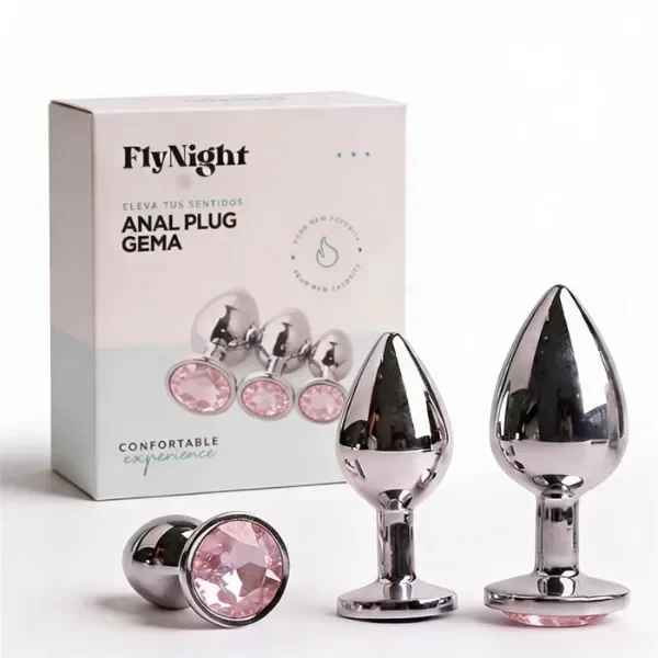 Producto - 3 Plugs con Gema (S-M-L)