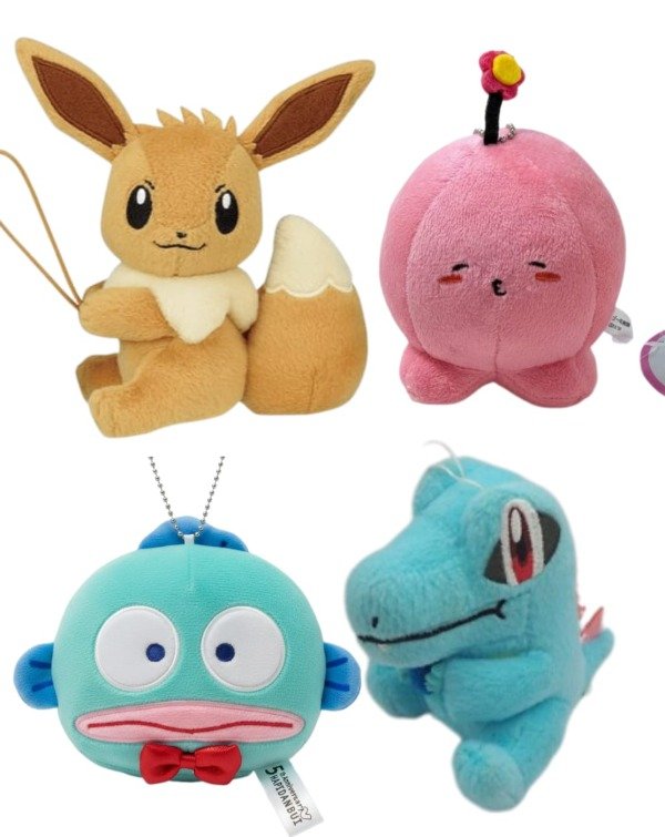 Producto - Peluche colgante Original Pokemon ,Takopi, Sanrio (ingrese para elegir)