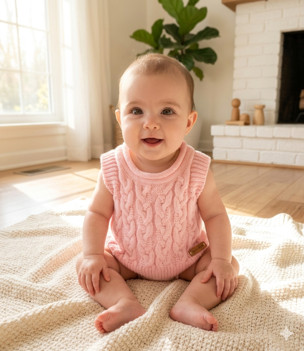 Producto - CHALECO OCHITOS ROSA BEBE