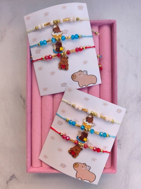Producto - Pulseras Capibara x3 - 0