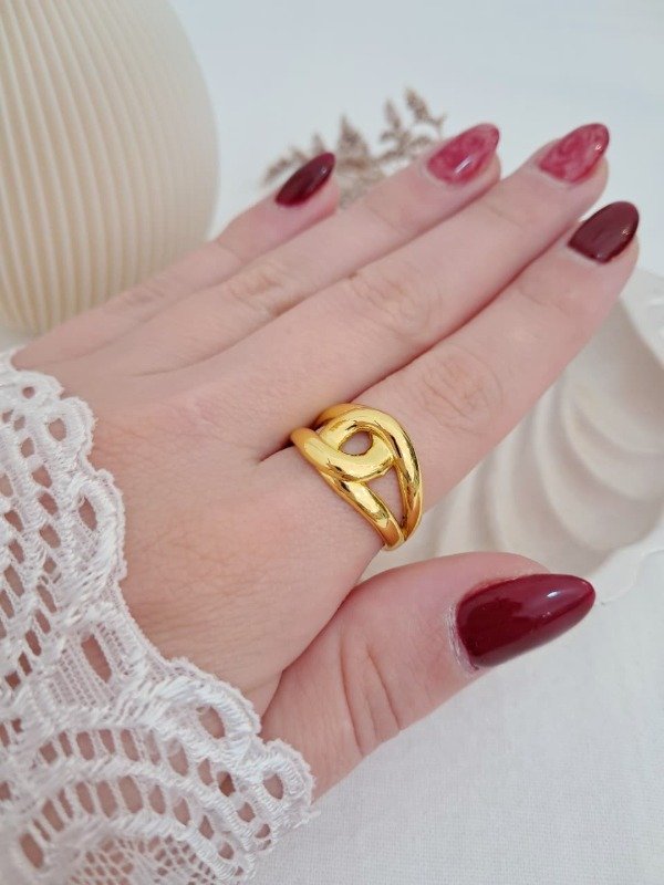 Producto - Anillo AD entrelazado regulable