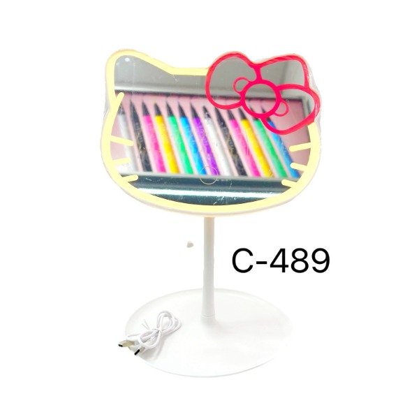 Producto - Espejo con luces led kitty C-489