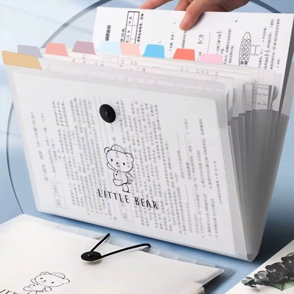 Producto - Carpetin tamaño A4 8 compartimentos