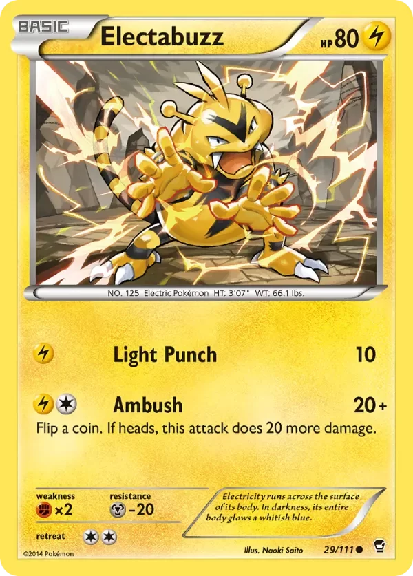 Producto - Electabuzz (29/111) [XY: Furious Fists]