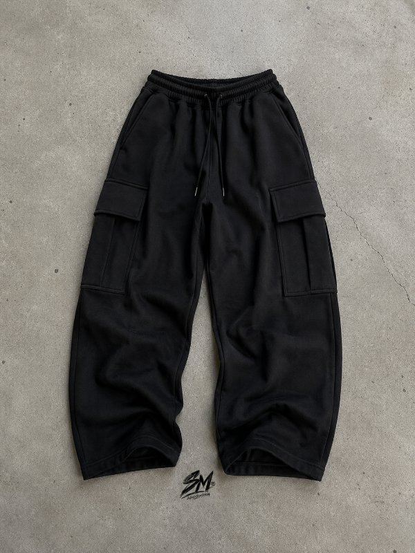 Producto - Pantalón cargo baggy black