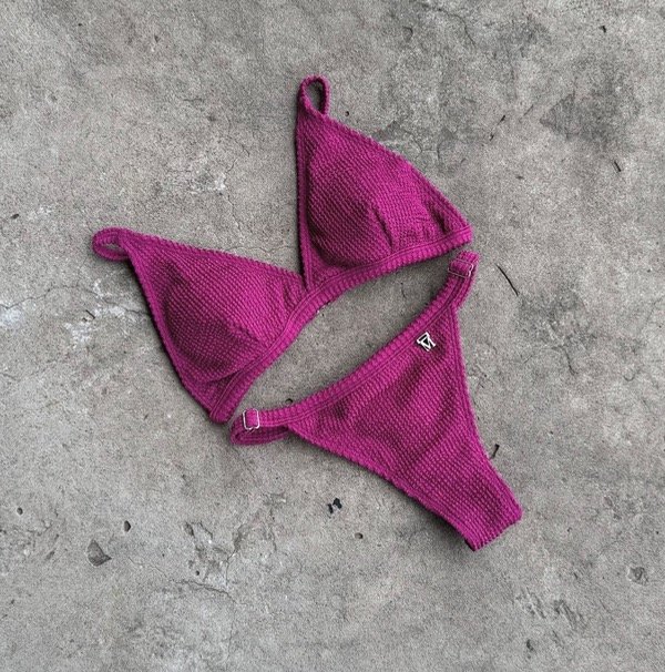 Producto - Bikini Amira texturada - Uva
