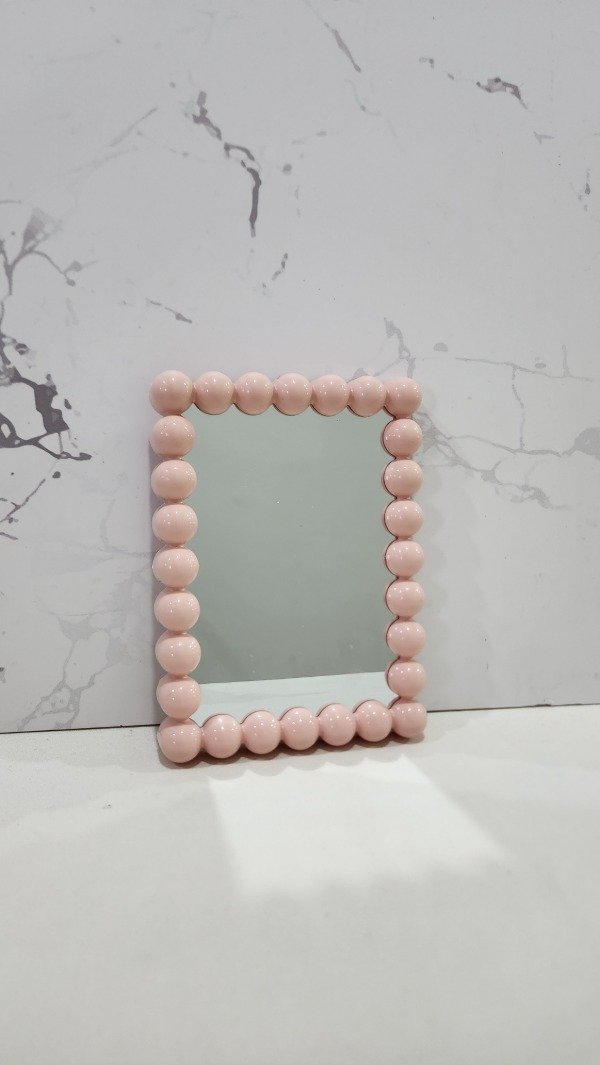Producto - Espejo Esferas rosa pastel