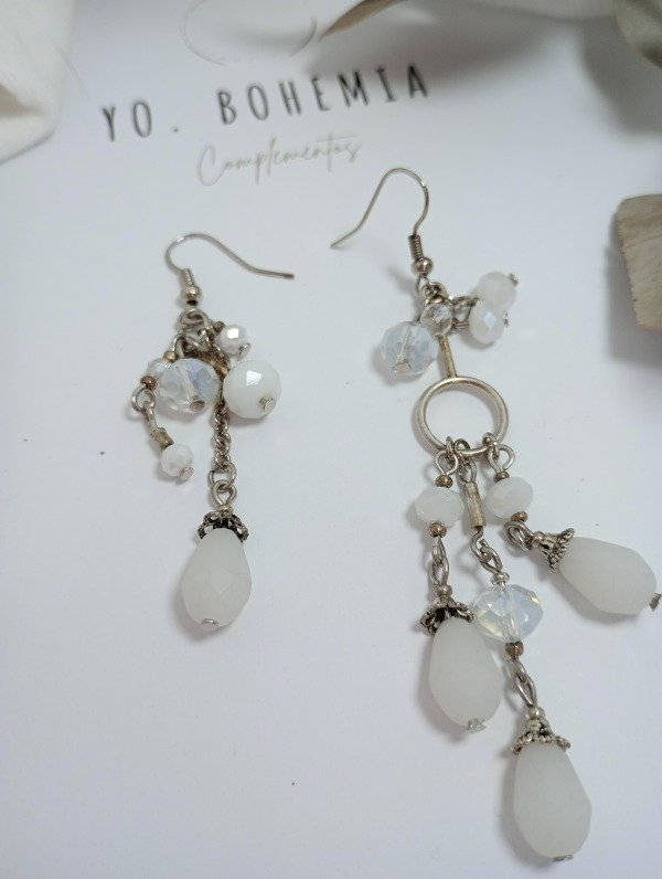 Producto - Aros LANA péndulo white - 1