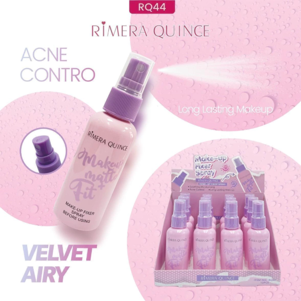 Producto - Fijador de maquillaje Matte previene acné Rimera Quince