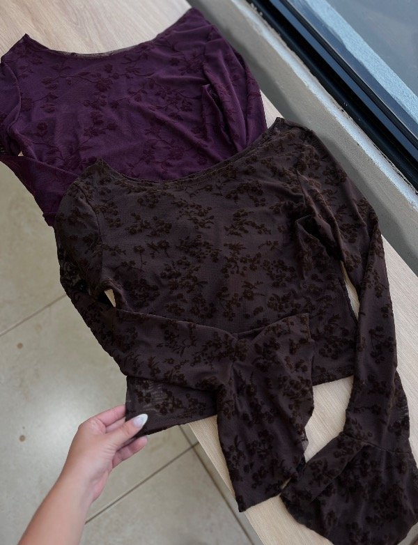 Producto - Top tull mangas Oxford