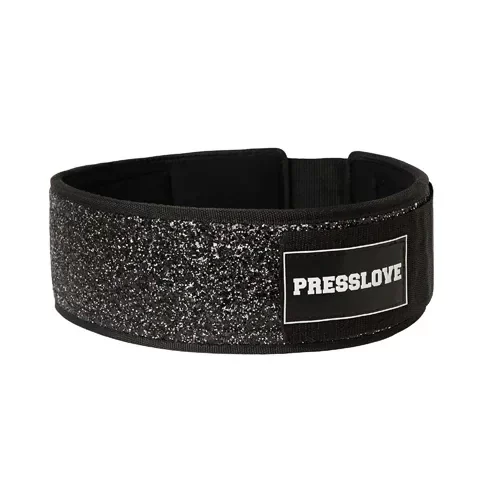 Producto - Cinturon de Crossfit Weightlifting Glitter Negro presslove