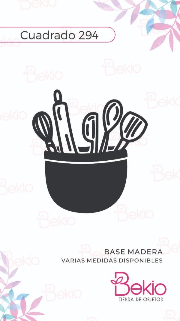 Producto - Sello Cuadrado 294 - Elementos cocina