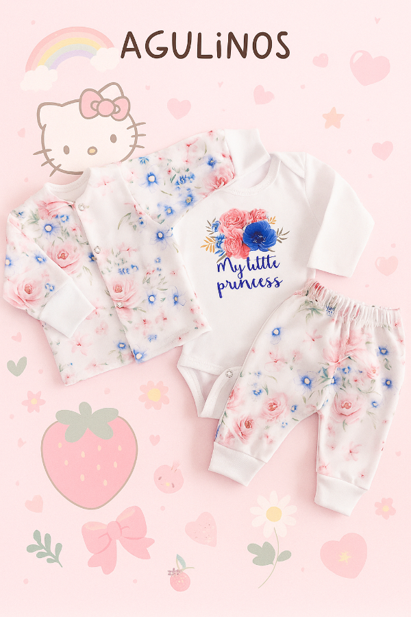 Producto - Trío frisado rosedal