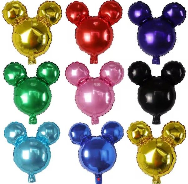 Producto - GLOBO LISO COLOR CABEZA DE MICKEY 50 CM APROX