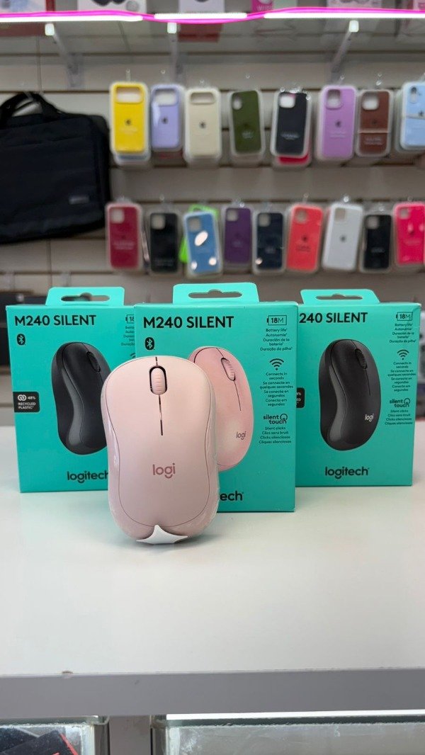 Producto - Mouse inalámbrio Logitech 240 Silent